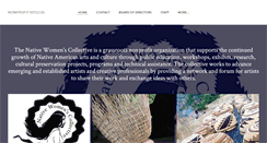 Desktop Screenshot of nativewomenscollective.org
